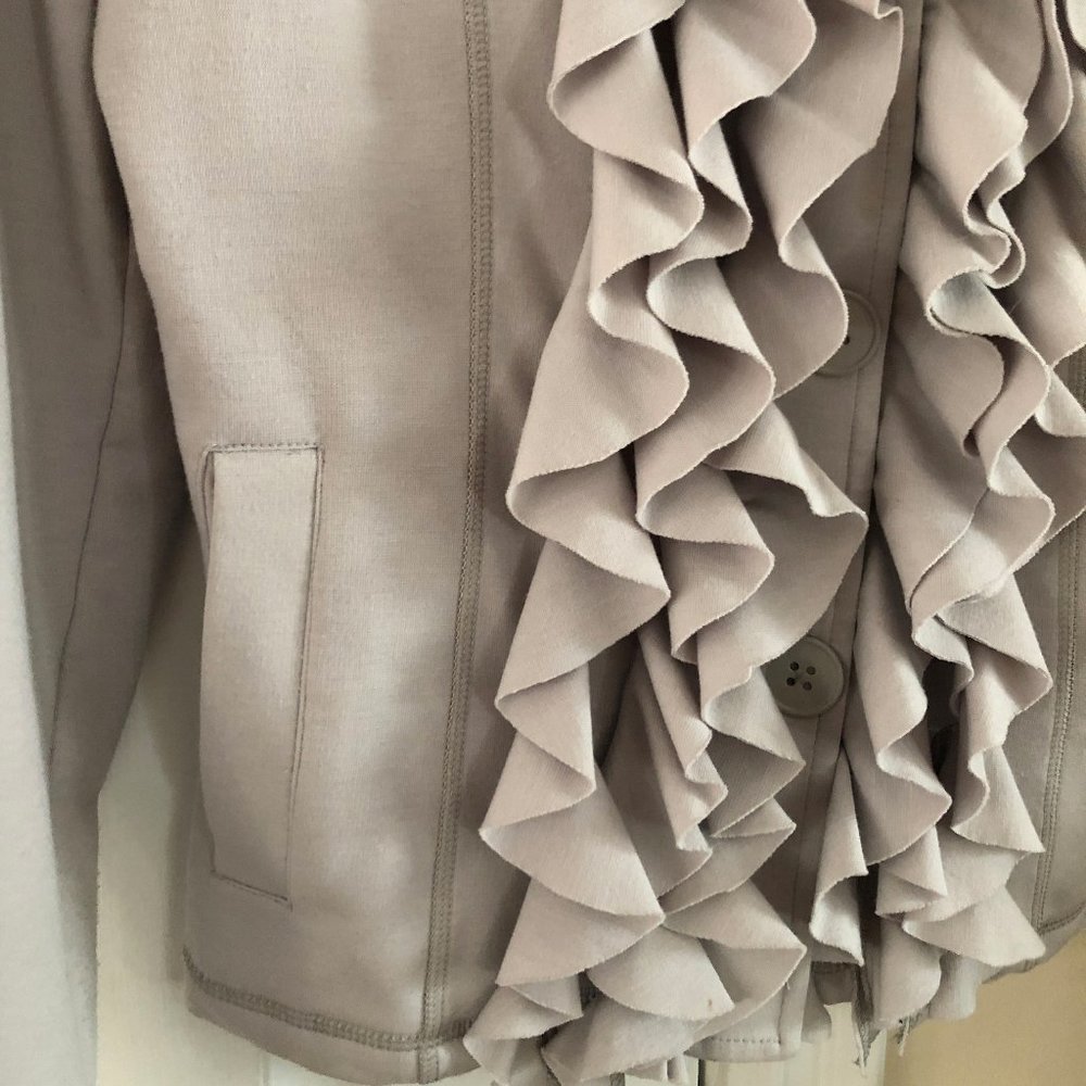Neiman Marcus Ruffled Jacket - Picture 4 of 10